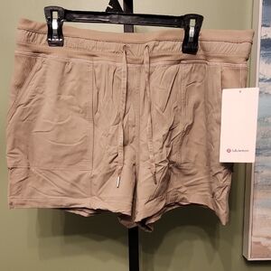 Lululemon Beige Drawstring Shorts